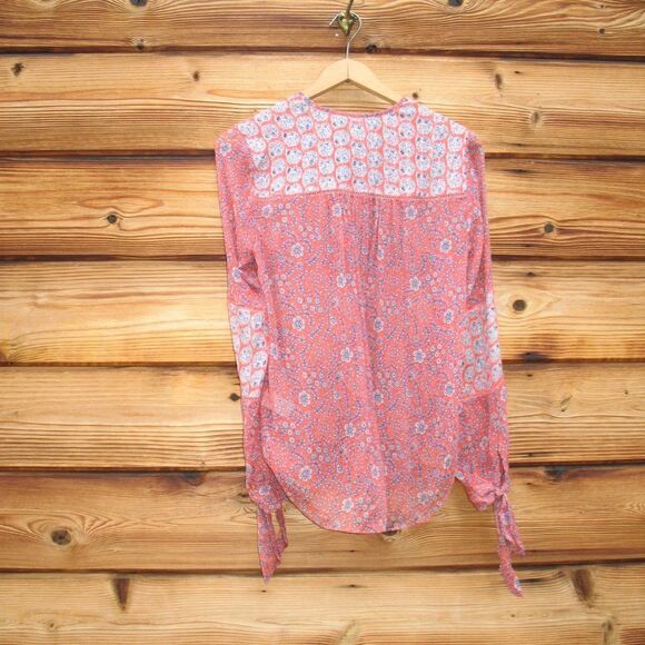 NWOT Rebecca Taylor Amanda Floral Silk Top Blouse - Picture 8 of 11